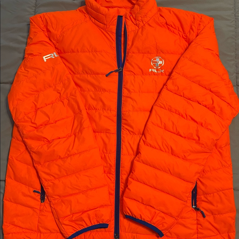 Ralph Lauren RLX Packable Orange Down Jacket